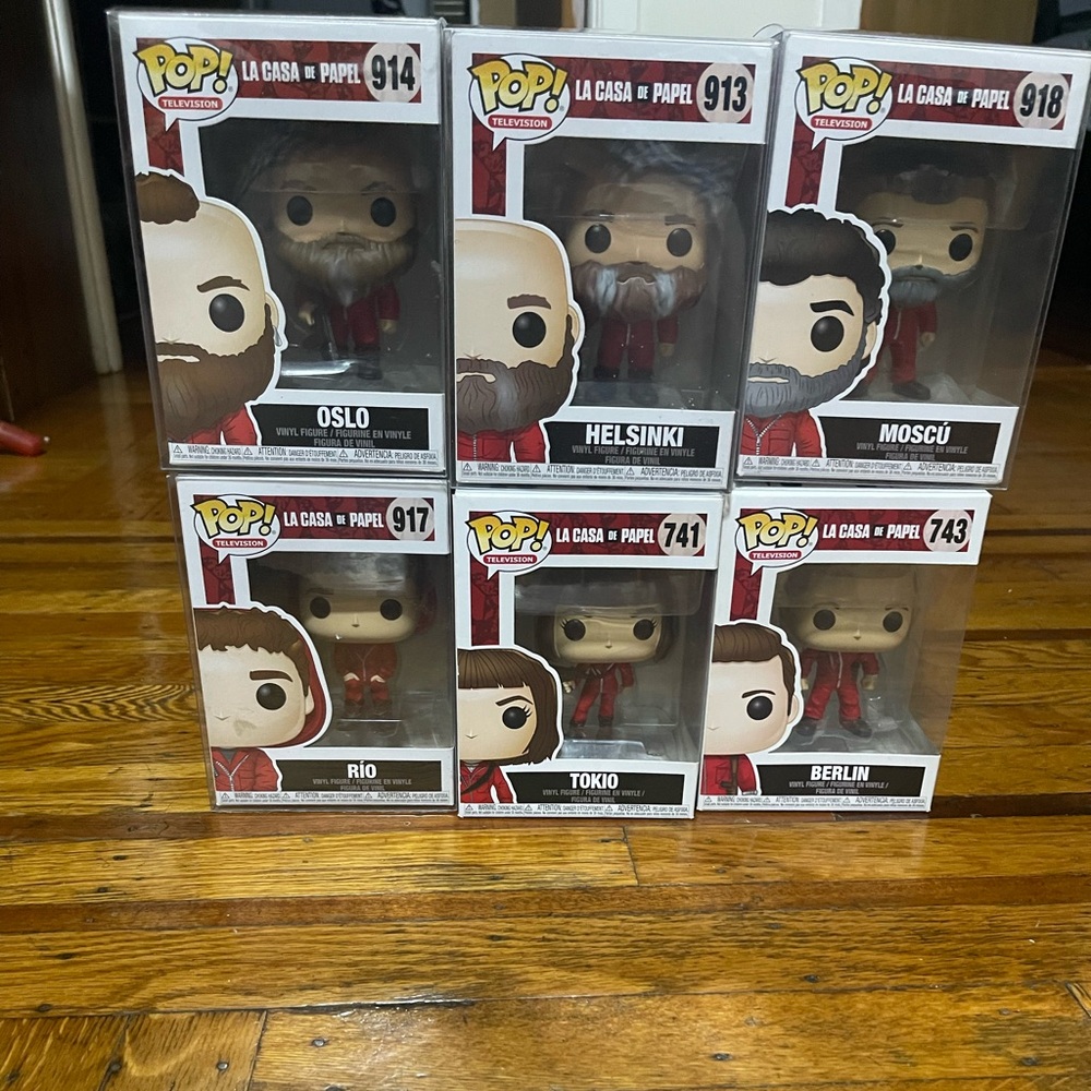 Money Heist Funko Pop! Television 6-Piece Bundle